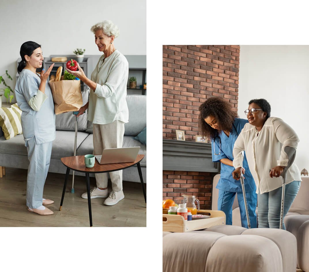 Live-in care support in the comfort of home